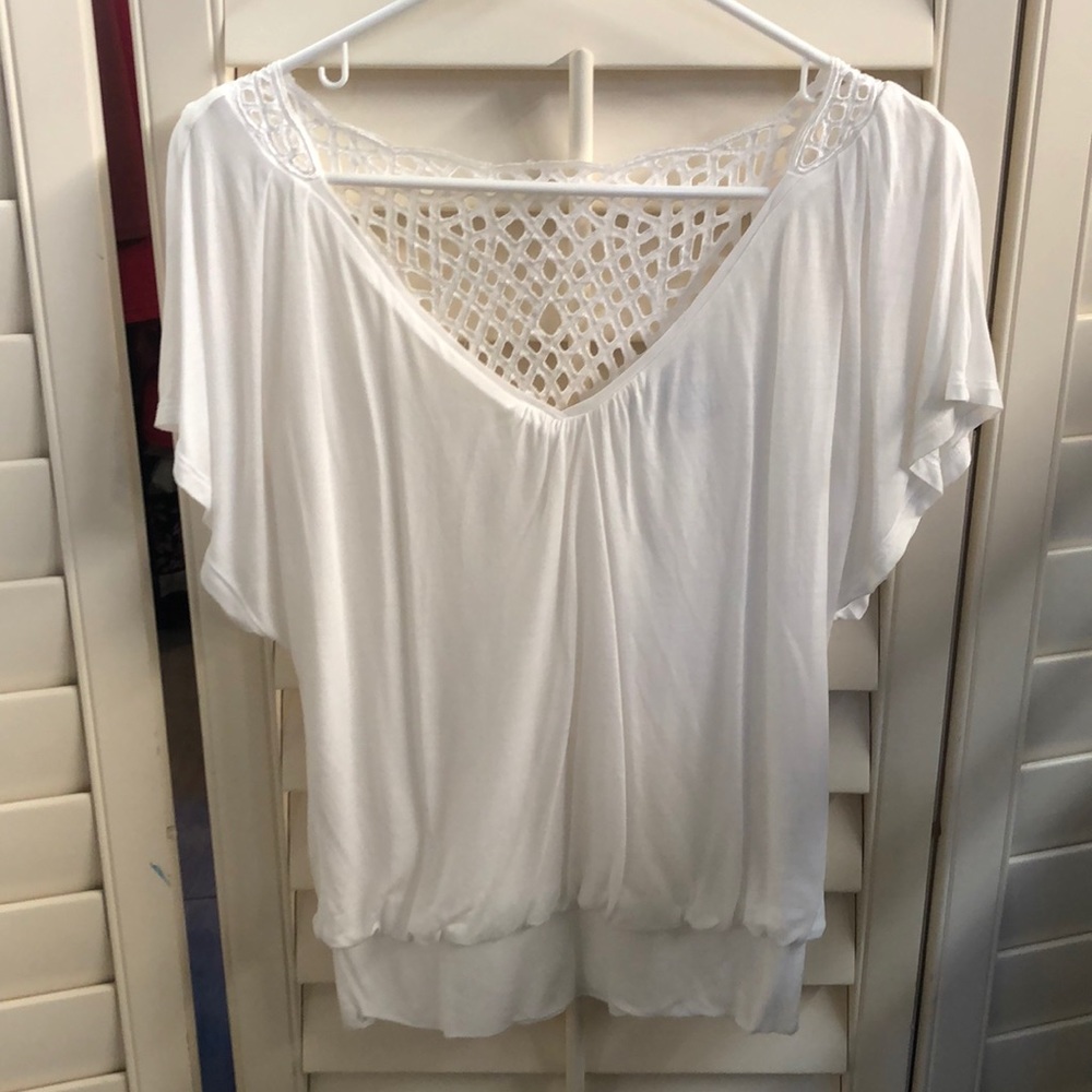 Blouse – white with accent